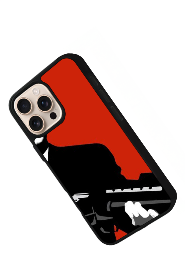 iPhone 15 Pro Max Uyumlu Scarface Tasarımlı Glossy Premium Kılıf