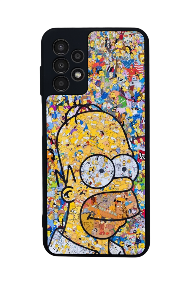 Samsung Galaxy A23 Uyumlu The Simpsons Tasarımlı Glossy Premium Kılıf