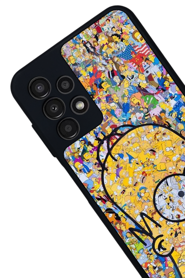 Samsung Galaxy A23 Uyumlu The Simpsons Tasarımlı Glossy Premium Kılıf