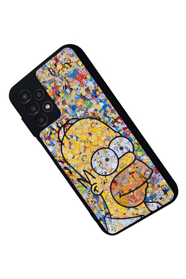 Samsung Galaxy A23 Uyumlu The Simpsons Tasarımlı Glossy Premium Kılıf