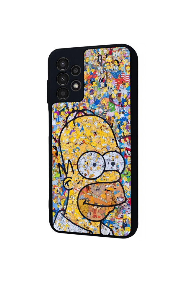 Samsung Galaxy A23 Uyumlu The Simpsons Tasarımlı Glossy Premium Kılıf