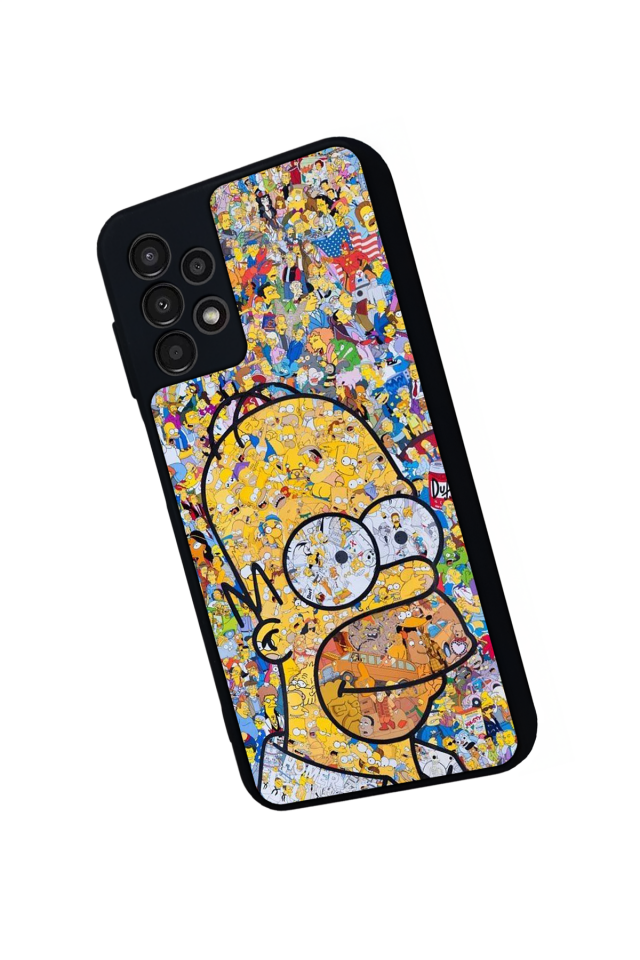 Samsung Galaxy A23 Uyumlu The Simpsons Tasarımlı Glossy Premium Kılıf