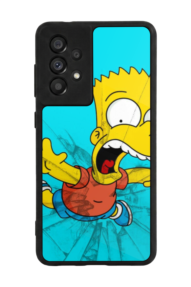 Samsung Galaxy A73 Uyumlu The Simpsons Tasarımlı Glossy Premium Kılıf