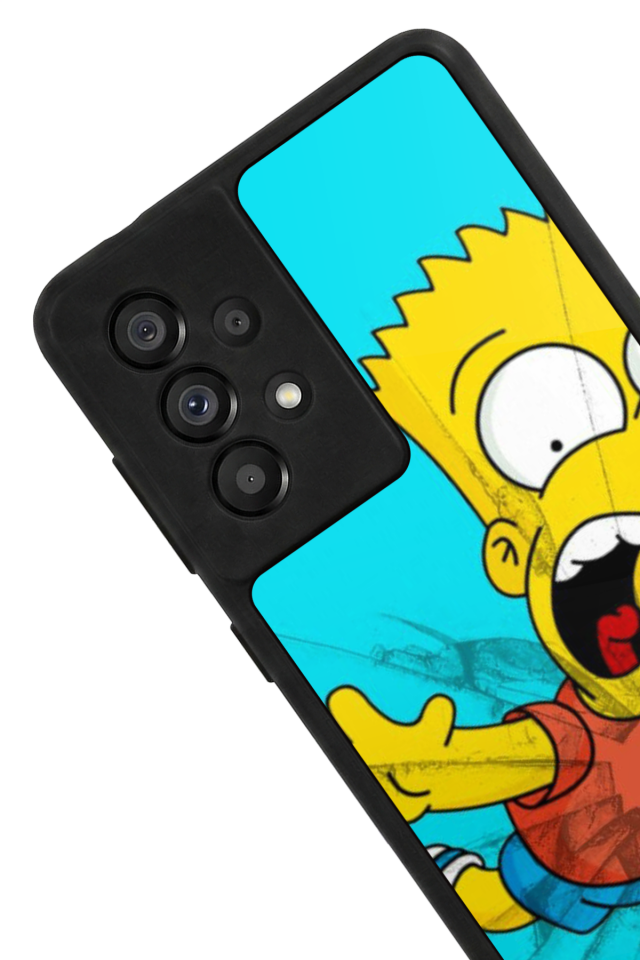 Samsung Galaxy A73 Uyumlu The Simpsons Tasarımlı Glossy Premium Kılıf