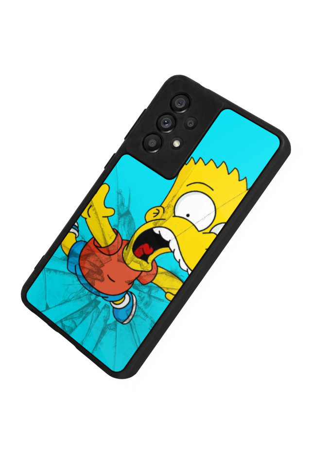 Samsung Galaxy A73 Uyumlu The Simpsons Tasarımlı Glossy Premium Kılıf