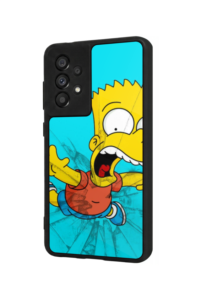 Samsung Galaxy A73 Uyumlu The Simpsons Tasarımlı Glossy Premium Kılıf
