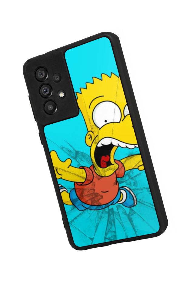Samsung Galaxy A73 Uyumlu The Simpsons Tasarımlı Glossy Premium Kılıf
