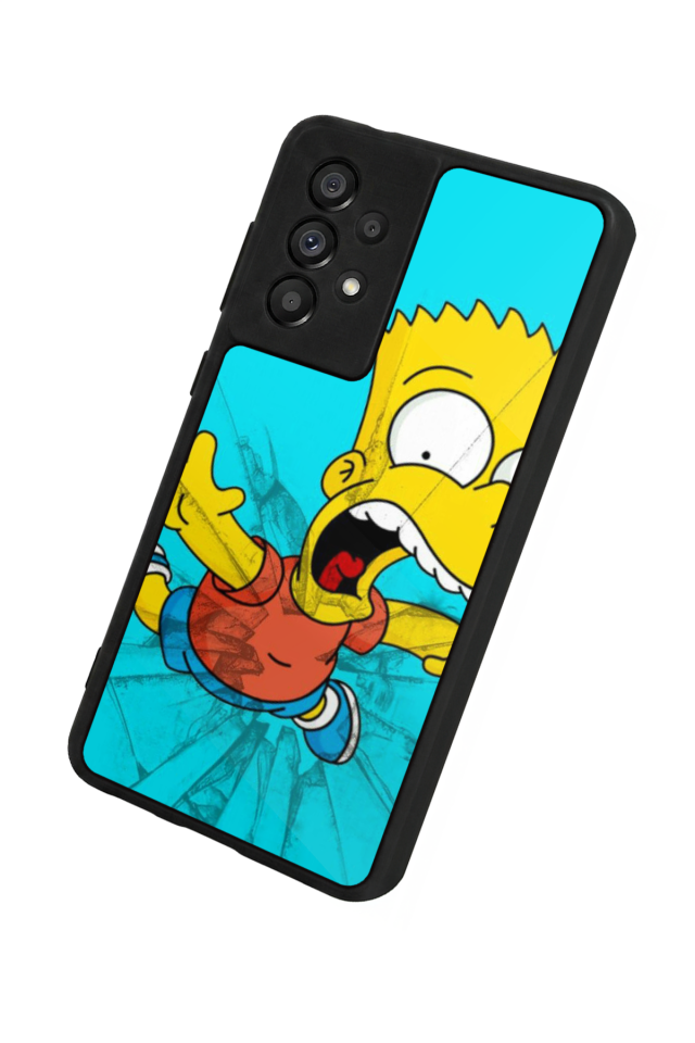 Samsung Galaxy A73 Uyumlu The Simpsons Tasarımlı Glossy Premium Kılıf