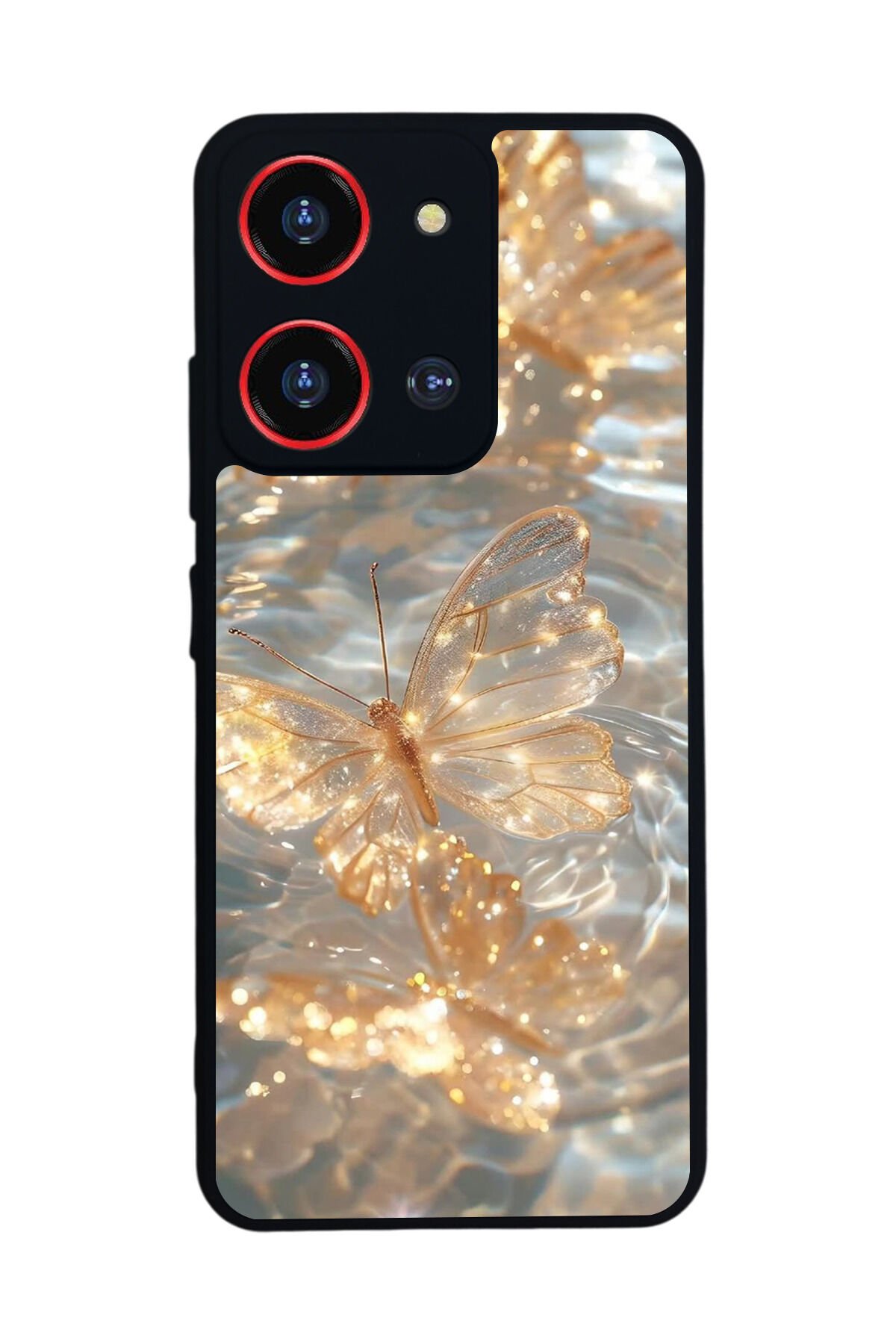 Reeder S19 Max Pro S 108MP Uyumlu Kelebek Tasarımlı Glossy Premium Kılıf