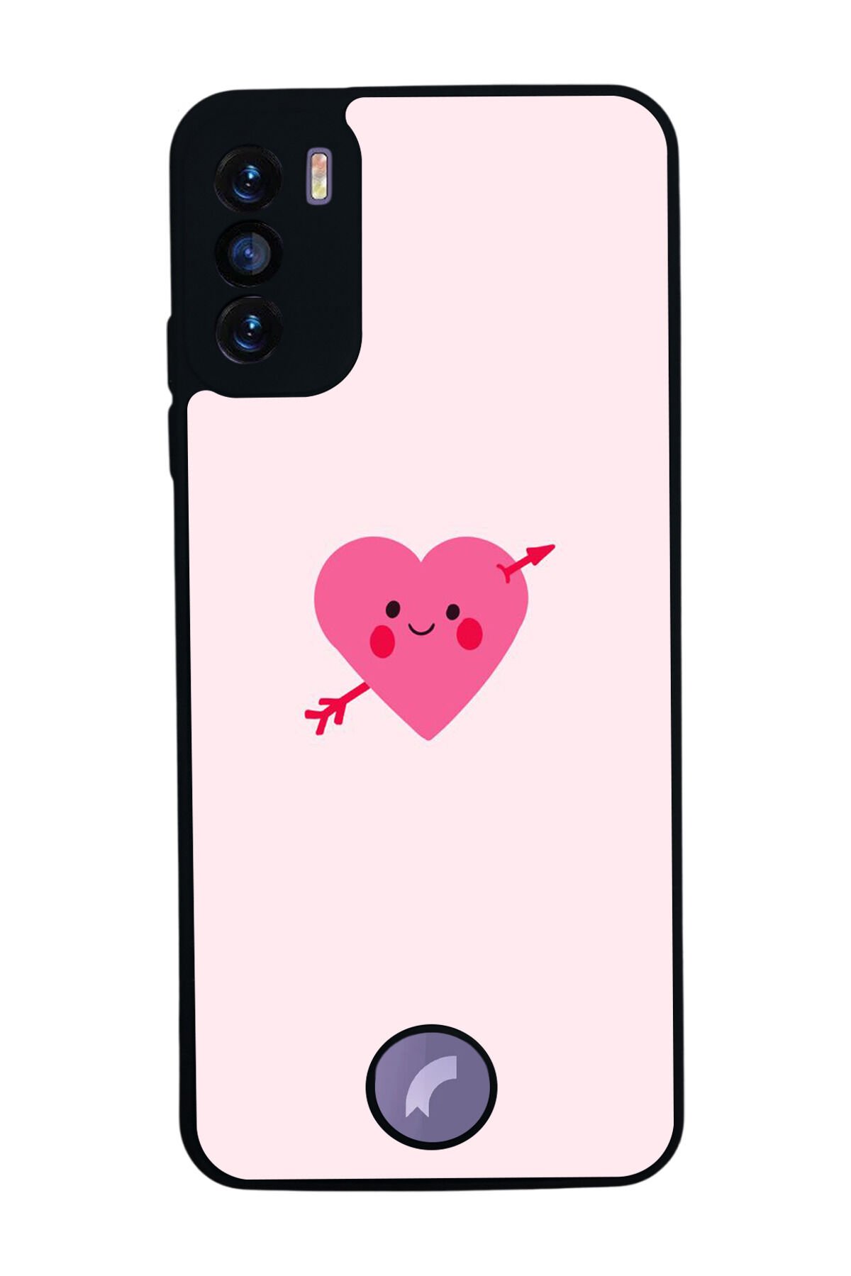 Reeder S19 Max Pro S Uyumlu Kalp Love Tasarımlı Glossy Premium Kılıf