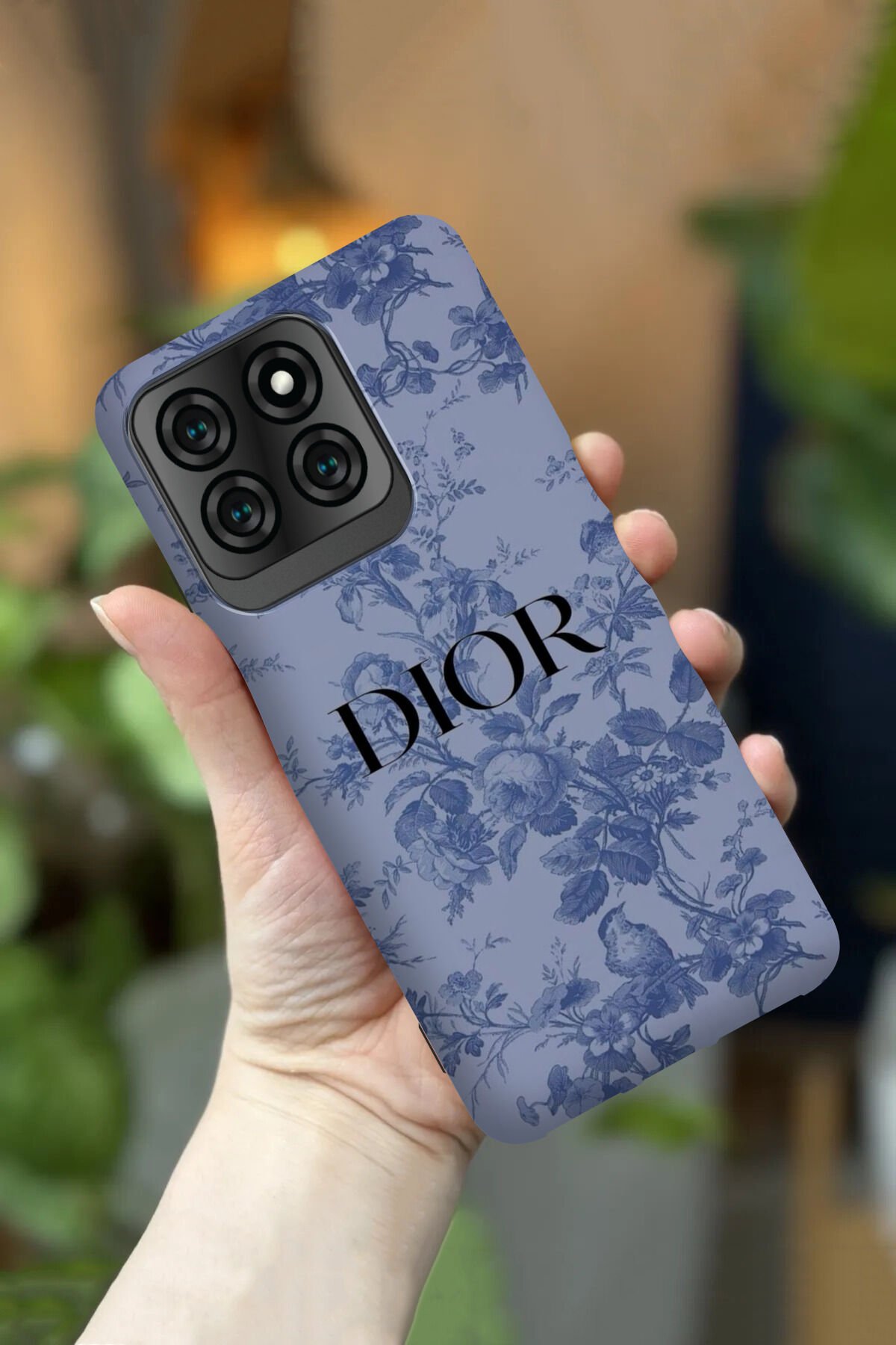 Reeder S71 Uyumlu Kamera Korumalı Mor Logo Desenli HD Baskılı Silikon Kılıf