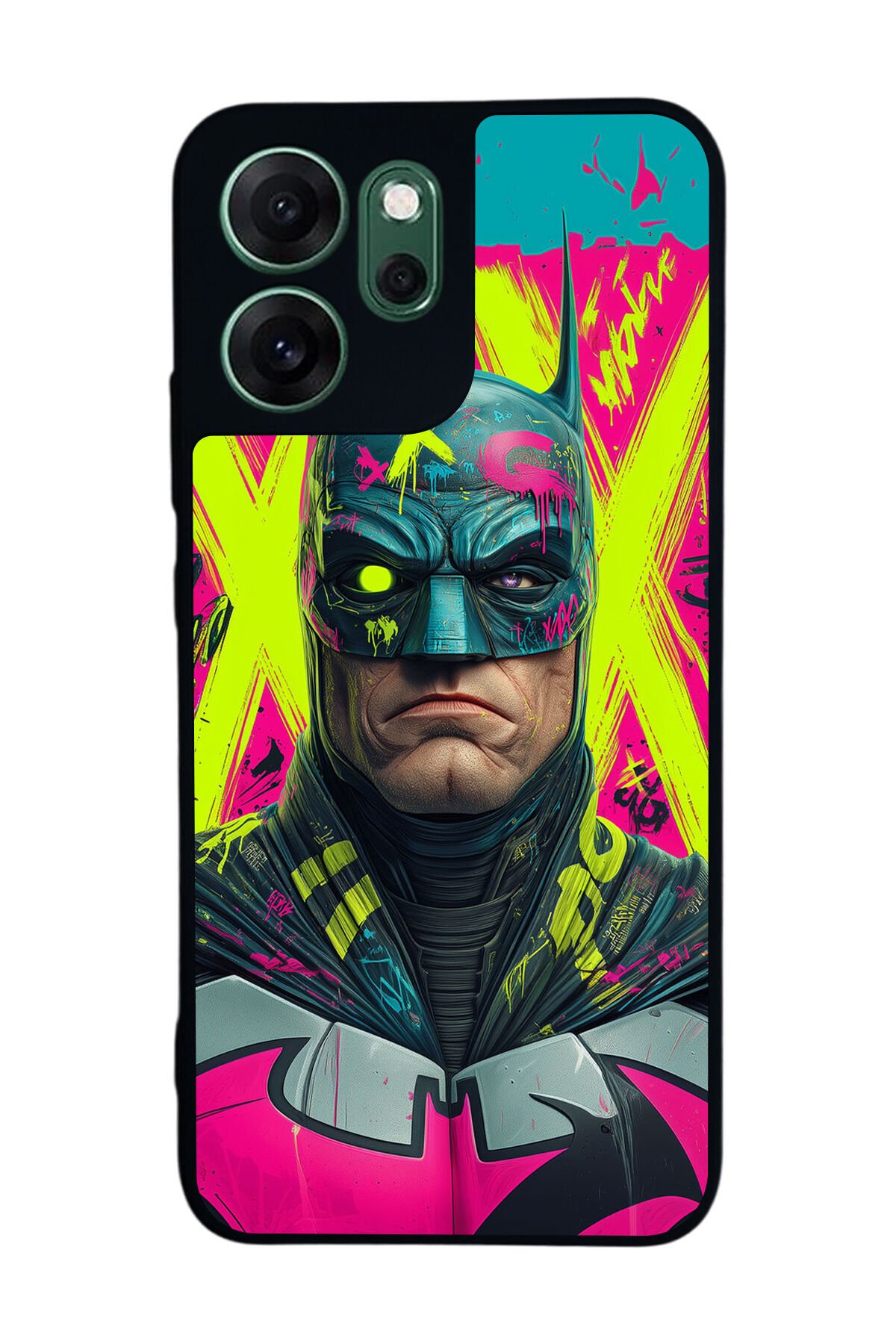 Oppo Reno 14F Uyumlu Batman Tasarımlı Glossy Premium Kılıf