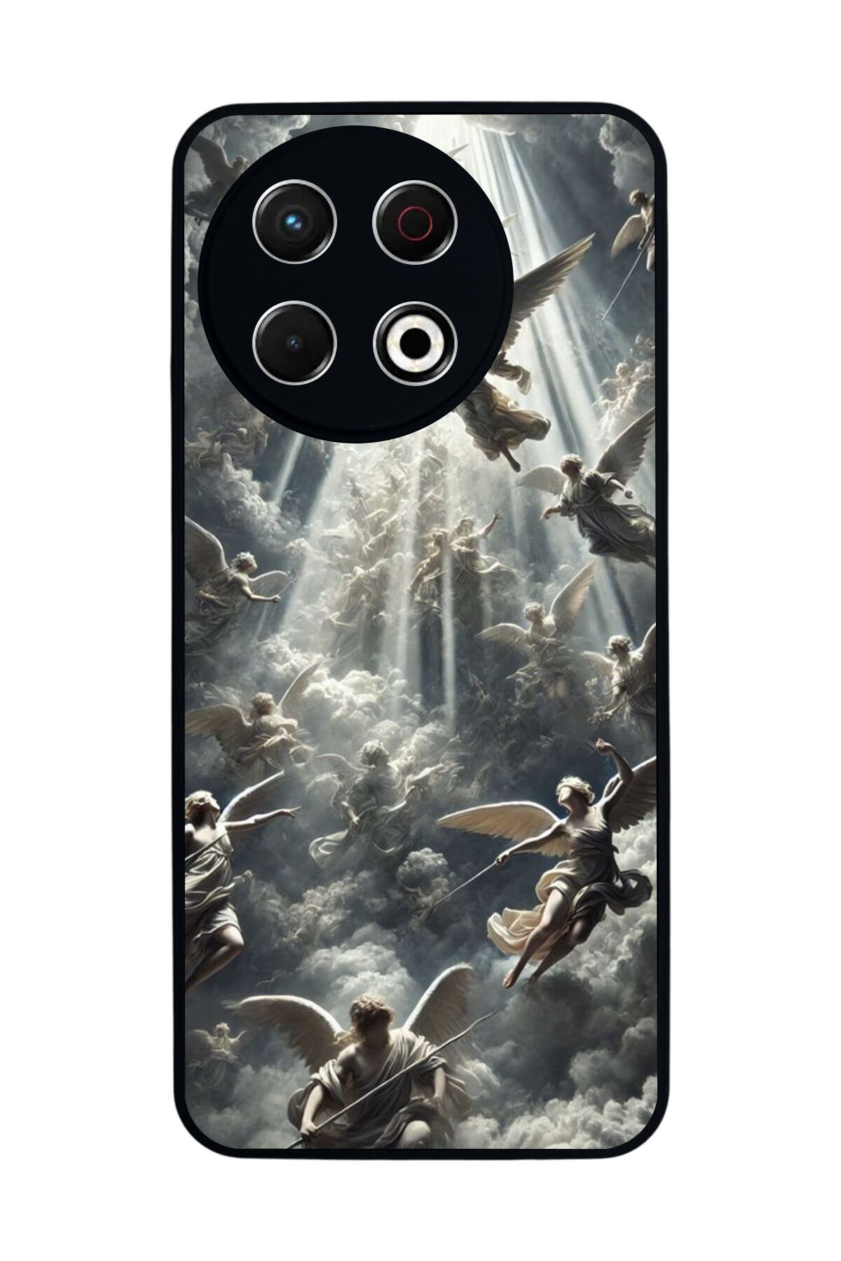 Tecno Spark 30 Pro Uyumlu Melek Tasarımlı Glossy Premium Kılıf