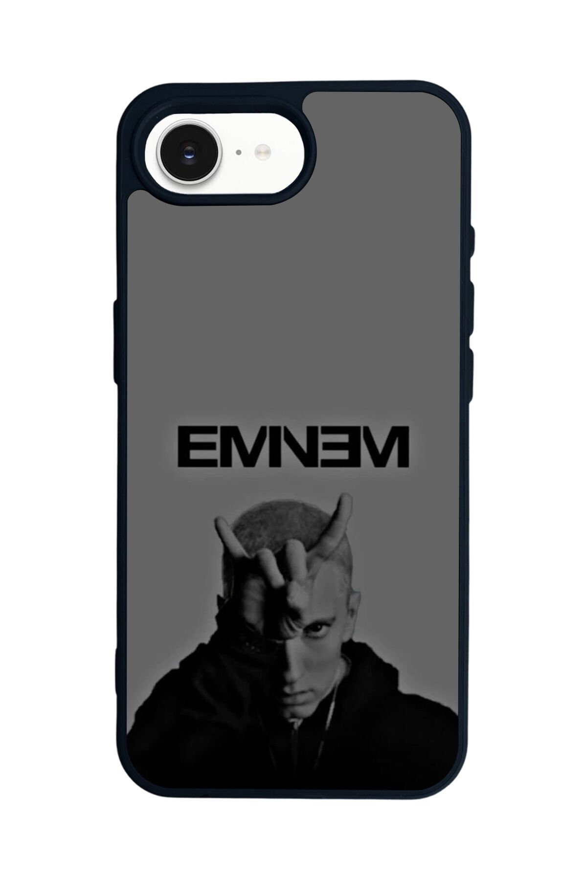 iPhone 16E Uyumlu Eminem Tasarımlı Glossy Premium Kılıf