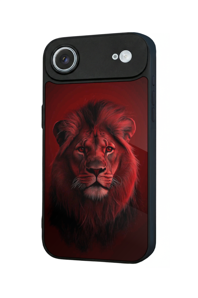 iPhone 17 Air Uyumlu Aslan Tasarımlı Glossy Premium Kılıf