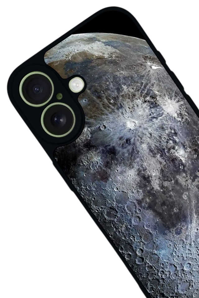 iPhone 17 Uyumlu Ay Tasarımlı Glossy Premium Kılıf