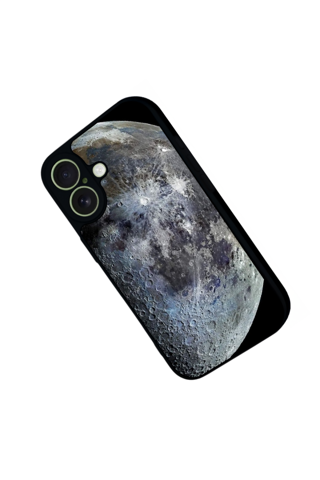 iPhone 17 Uyumlu Ay Tasarımlı Glossy Premium Kılıf