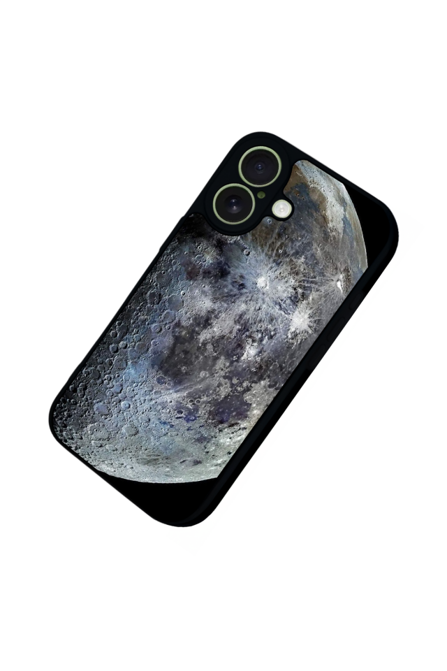 iPhone 17 Uyumlu Ay Tasarımlı Glossy Premium Kılıf