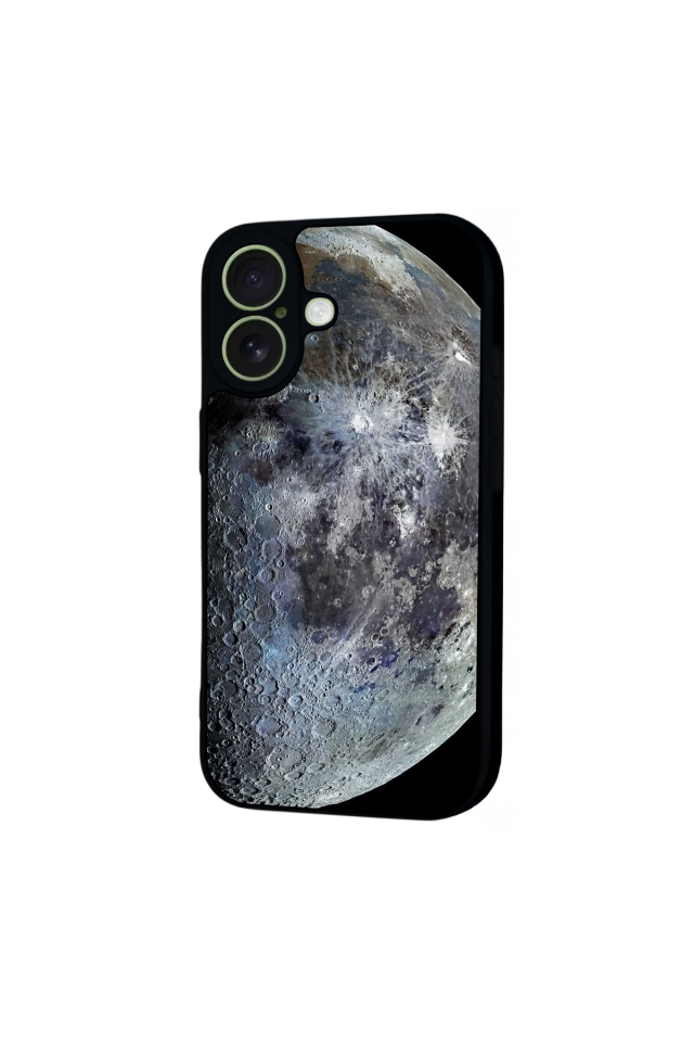 iPhone 17 Uyumlu Ay Tasarımlı Glossy Premium Kılıf