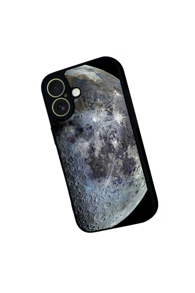 iPhone 17 Uyumlu Ay Tasarımlı Glossy Premium Kılıf