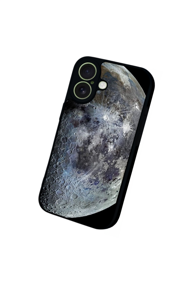 iPhone 17 Uyumlu Ay Tasarımlı Glossy Premium Kılıf