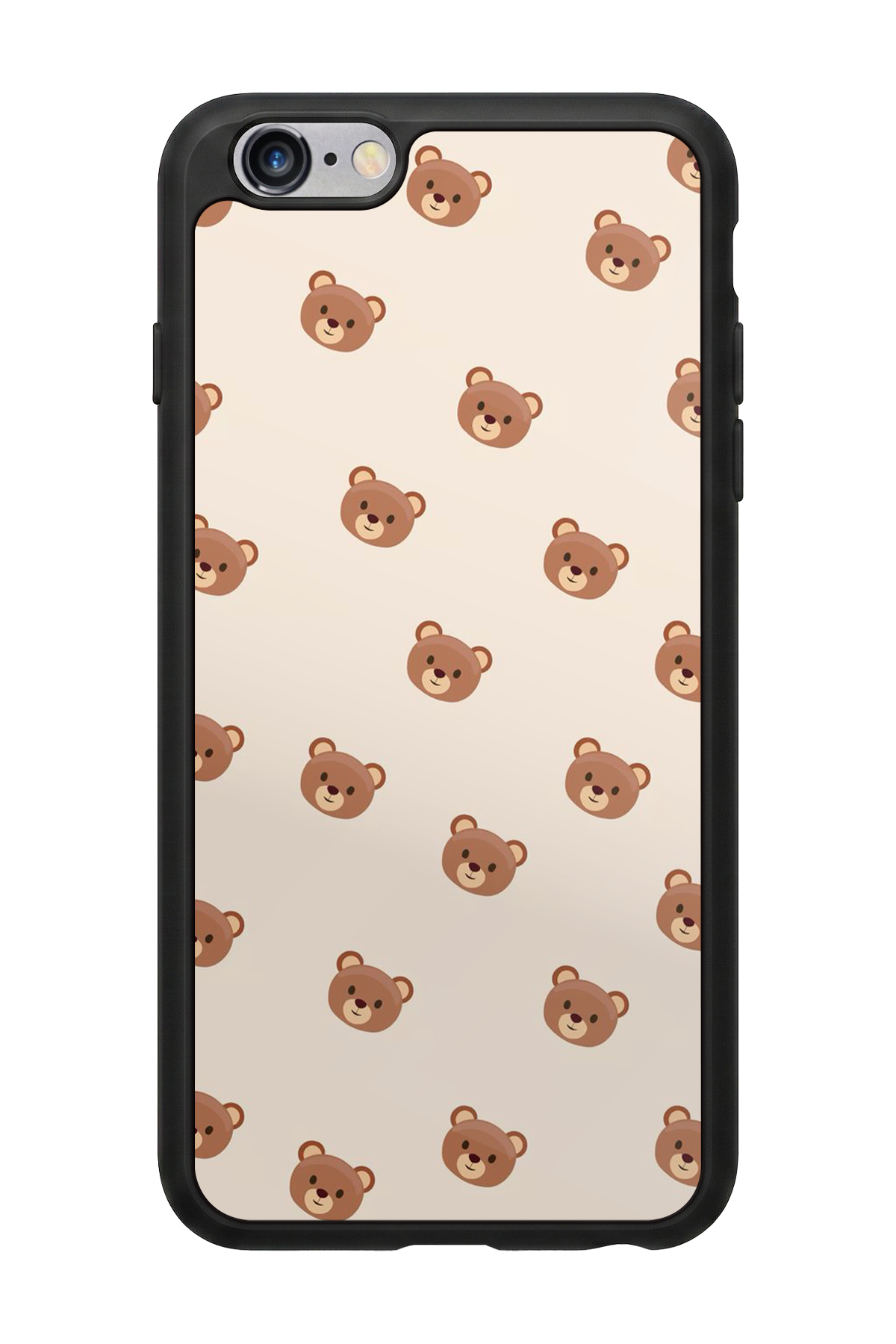 iPhone 6 Plus Uyumlu Ayı Tasarımlı Glossy Premium Kılıf