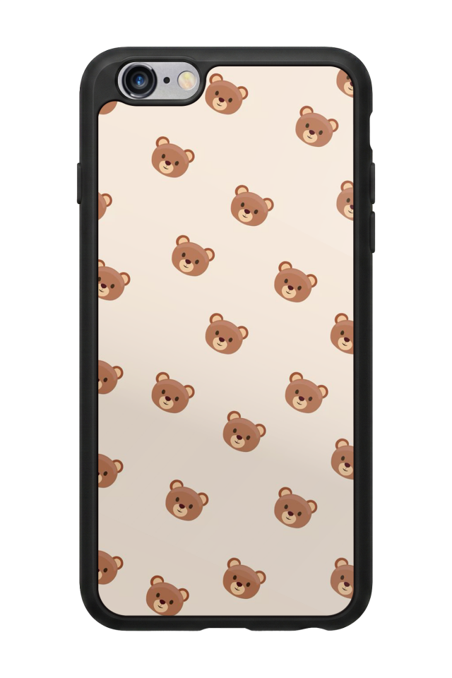 iPhone 6 Plus Uyumlu Ayı Tasarımlı Glossy Premium Kılıf