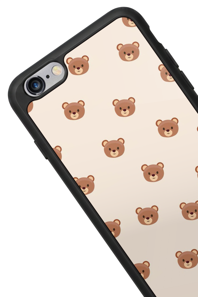 iPhone 6 Plus Uyumlu Ayı Tasarımlı Glossy Premium Kılıf
