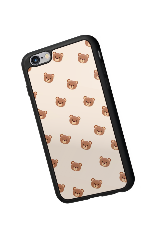 iPhone 6 Plus Uyumlu Ayı Tasarımlı Glossy Premium Kılıf