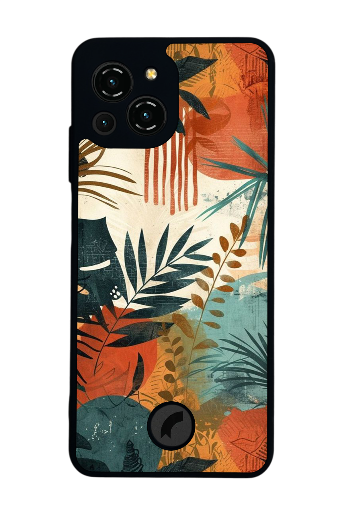 Reeder S23 Pro Max Uyumlu Botanik Tasarımlı Glossy Premium Kılıf