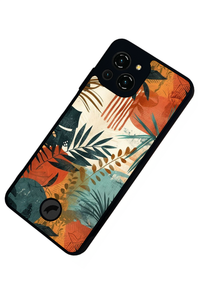 Reeder S23 Pro Max Uyumlu Botanik Tasarımlı Glossy Premium Kılıf