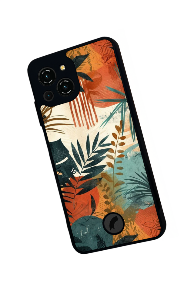 Reeder S23 Pro Max Uyumlu Botanik Tasarımlı Glossy Premium Kılıf