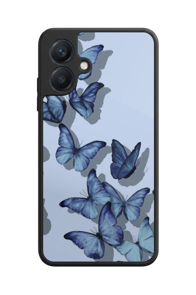 Samsung Galaxy A07 Uyumlu Kelebek Tasarımlı Glossy Premium Kılıf