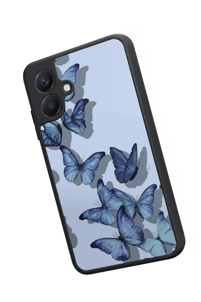 Samsung Galaxy A07 Uyumlu Kelebek Tasarımlı Glossy Premium Kılıf
