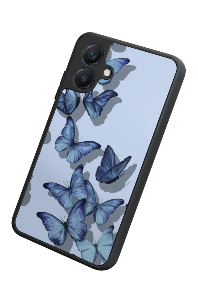 Samsung Galaxy A07 Uyumlu Kelebek Tasarımlı Glossy Premium Kılıf