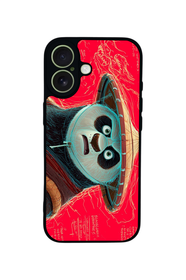 iPhone 17 Uyumlu Kung Fu Panda Tasarımlı Glossy Premium Kılıf