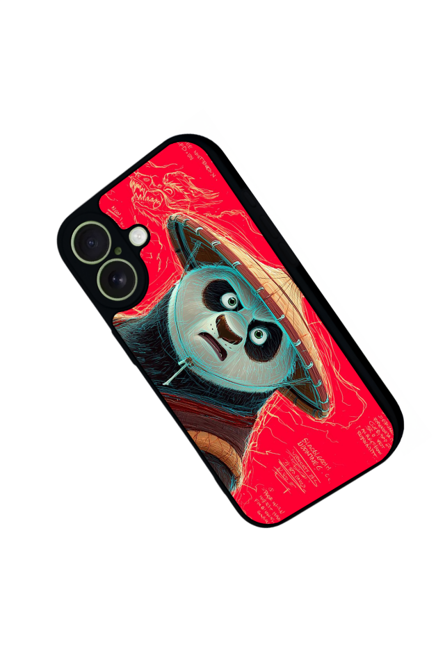 iPhone 17 Uyumlu Kung Fu Panda Tasarımlı Glossy Premium Kılıf
