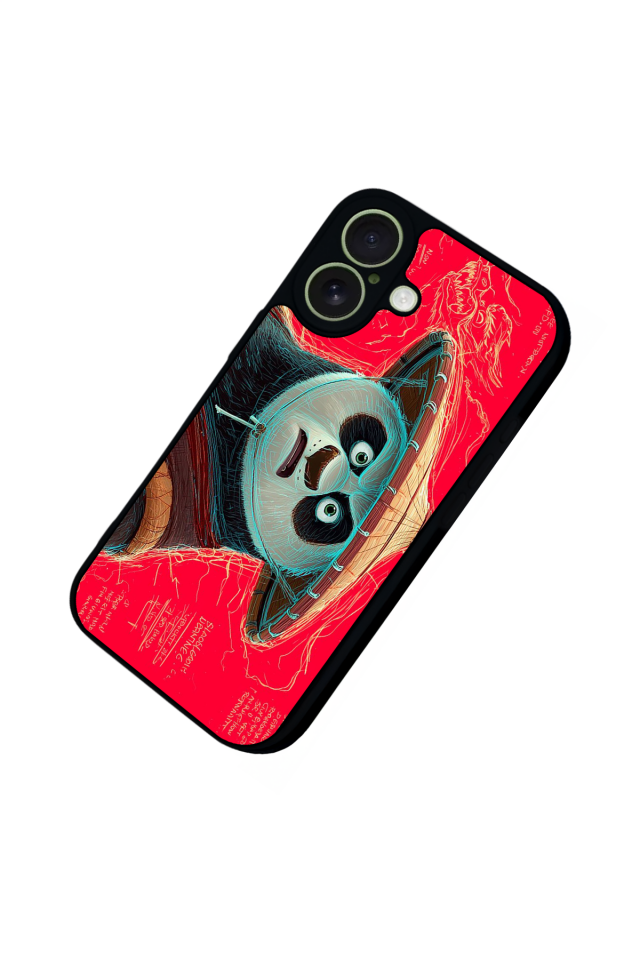 iPhone 17 Uyumlu Kung Fu Panda Tasarımlı Glossy Premium Kılıf