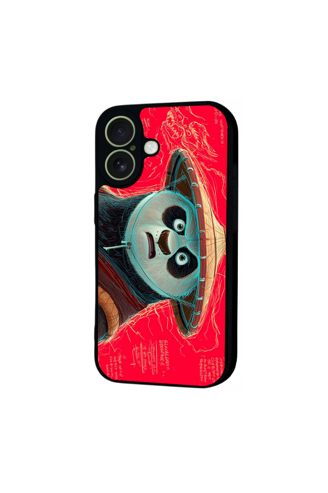 iPhone 17 Uyumlu Kung Fu Panda Tasarımlı Glossy Premium Kılıf