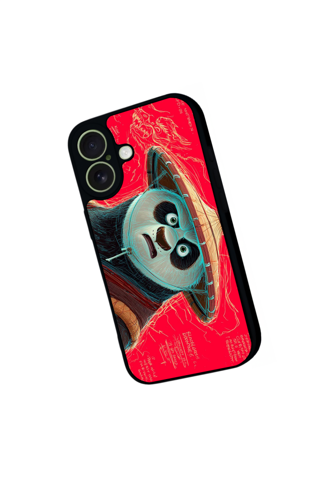 iPhone 17 Uyumlu Kung Fu Panda Tasarımlı Glossy Premium Kılıf