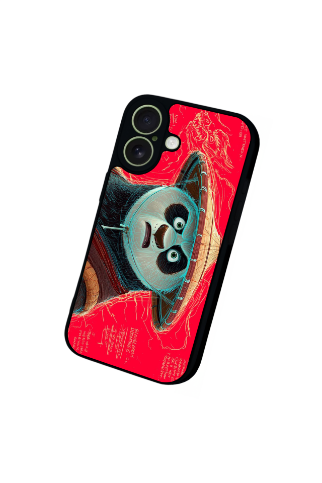 iPhone 17 Uyumlu Kung Fu Panda Tasarımlı Glossy Premium Kılıf