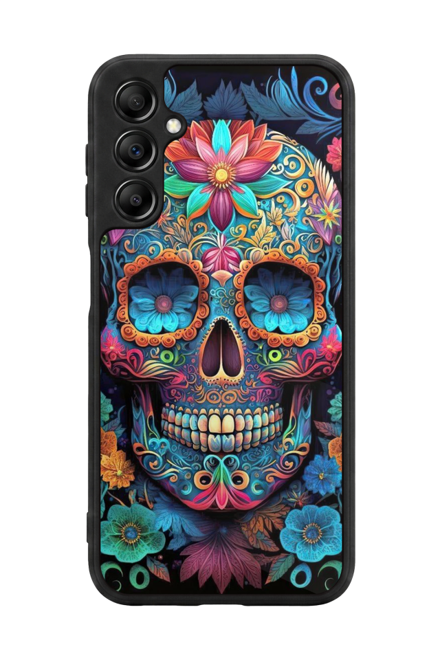 Samsung Galaxy A14 Uyumlu KuruKafa Tasarımlı Glossy Premium Kılıf