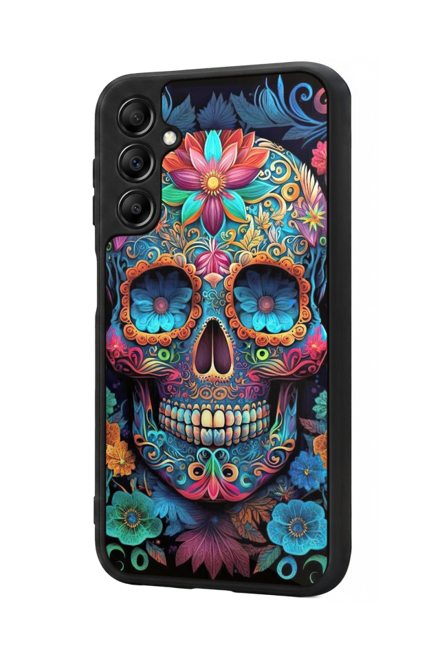 Samsung Galaxy A14 Uyumlu KuruKafa Tasarımlı Glossy Premium Kılıf