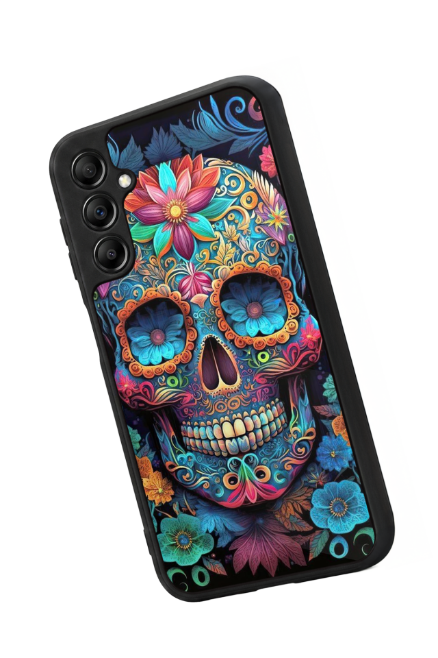 Samsung Galaxy A14 Uyumlu KuruKafa Tasarımlı Glossy Premium Kılıf