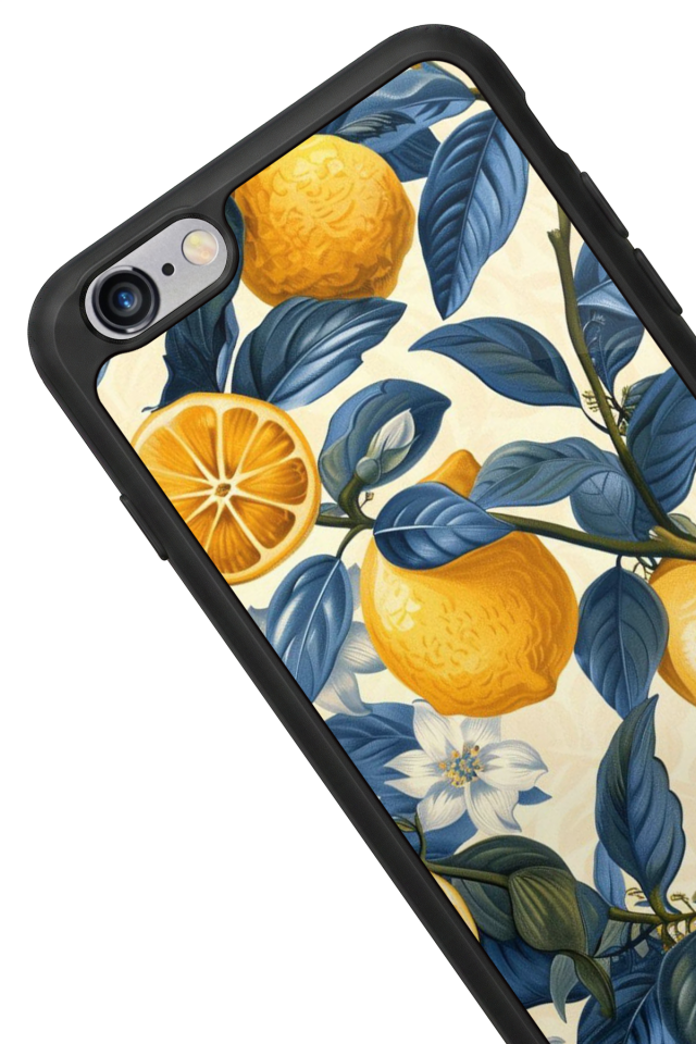 iPhone 6s Plus Uyumlu Limon Tasarımlı Glossy Premium Kılıf