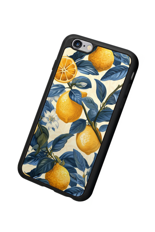 iPhone 6s Plus Uyumlu Limon Tasarımlı Glossy Premium Kılıf