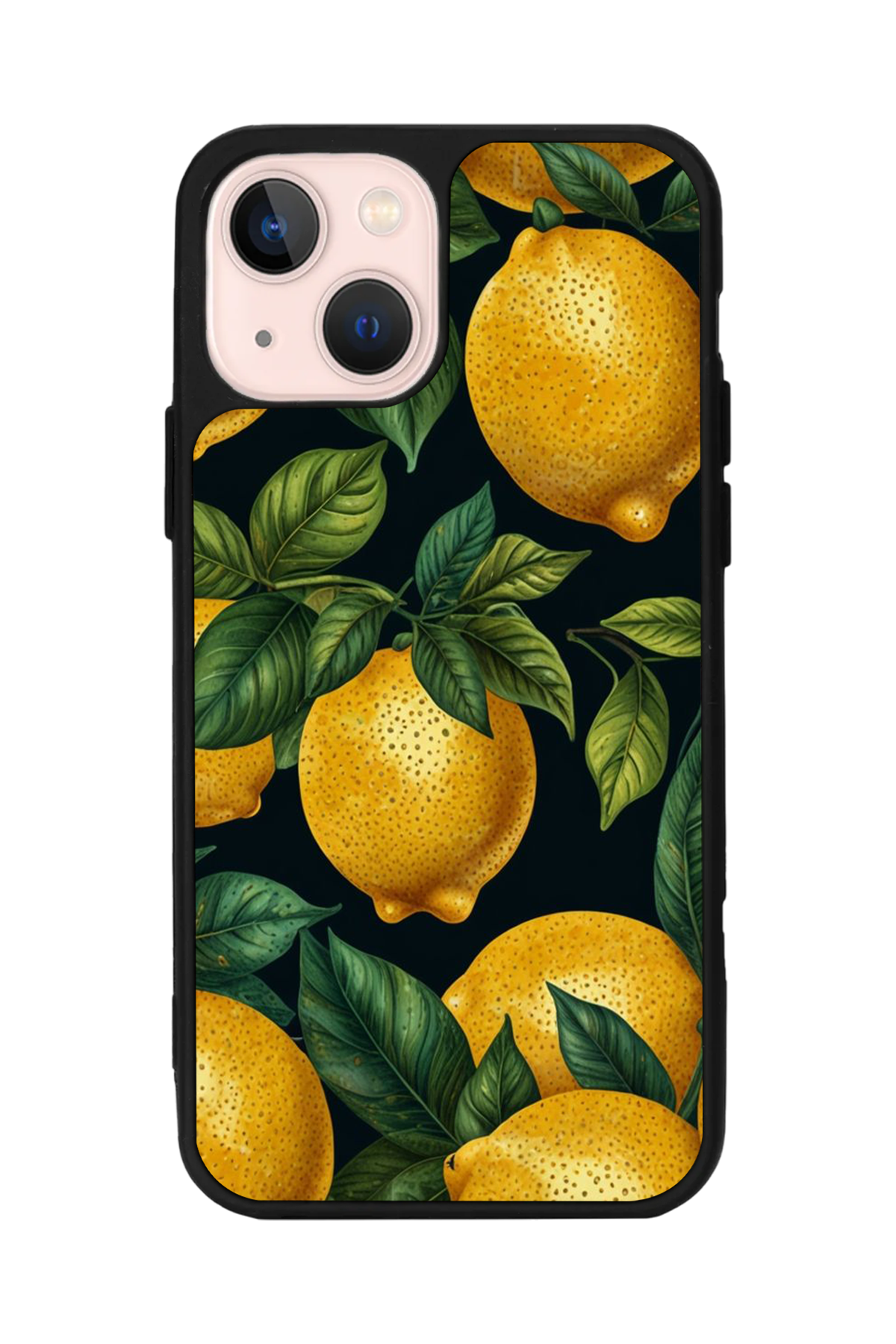 iPhone 15 Plus Uyumlu Limon Tasarımlı Glossy Premium Kılıf
