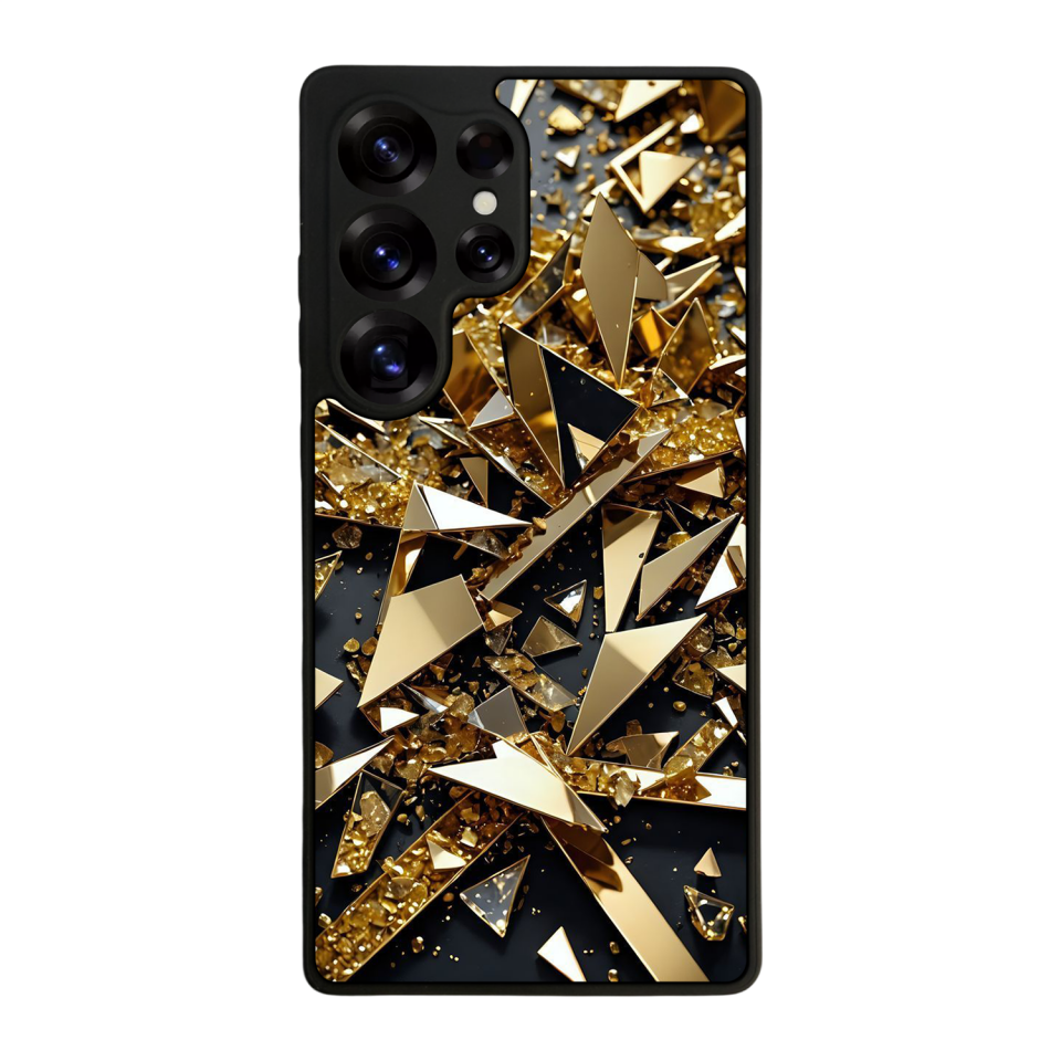 Samsung Galaxy S25 Ultra Uyumlu Mermer Marble Tasarımlı Glossy Premium Kılıf
