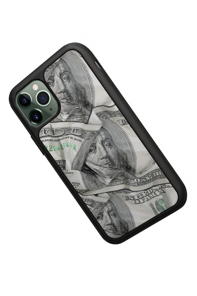 iPhone 11 Pro Max Uyumlu Money Para Tasarımlı Glossy Premium Kılıf