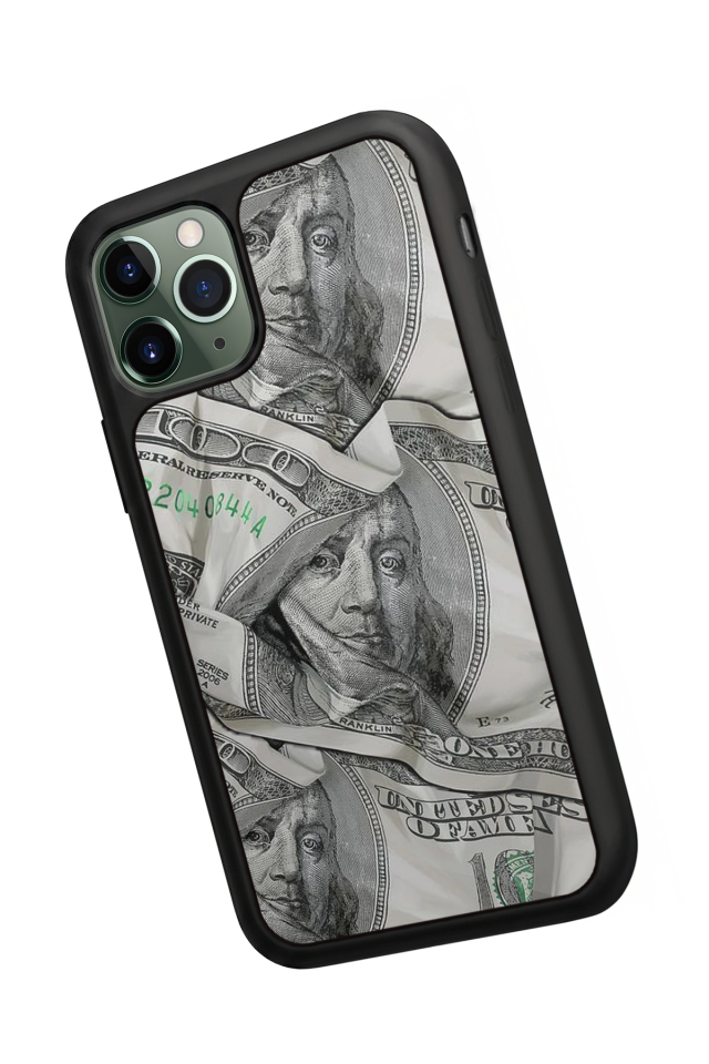 iPhone 11 Pro Max Uyumlu Money Para Tasarımlı Glossy Premium Kılıf